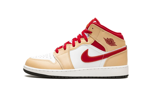 Air Jordan Retro 1 Mid (GS) “Light Curry”