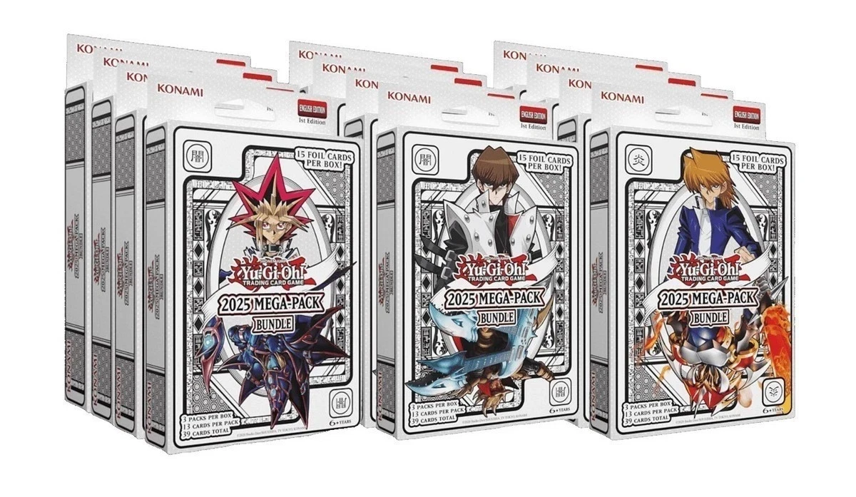 Yu-Gi-Oh Mega Pack Bundle Display