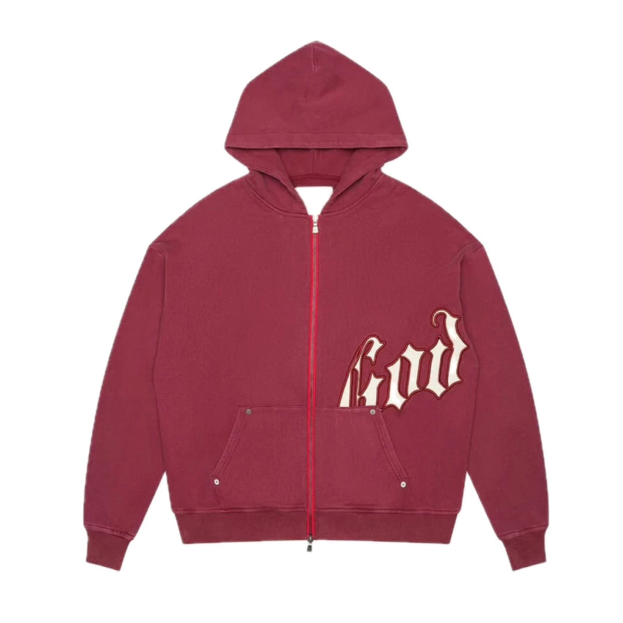 Godspeed Burgundy Hoodie