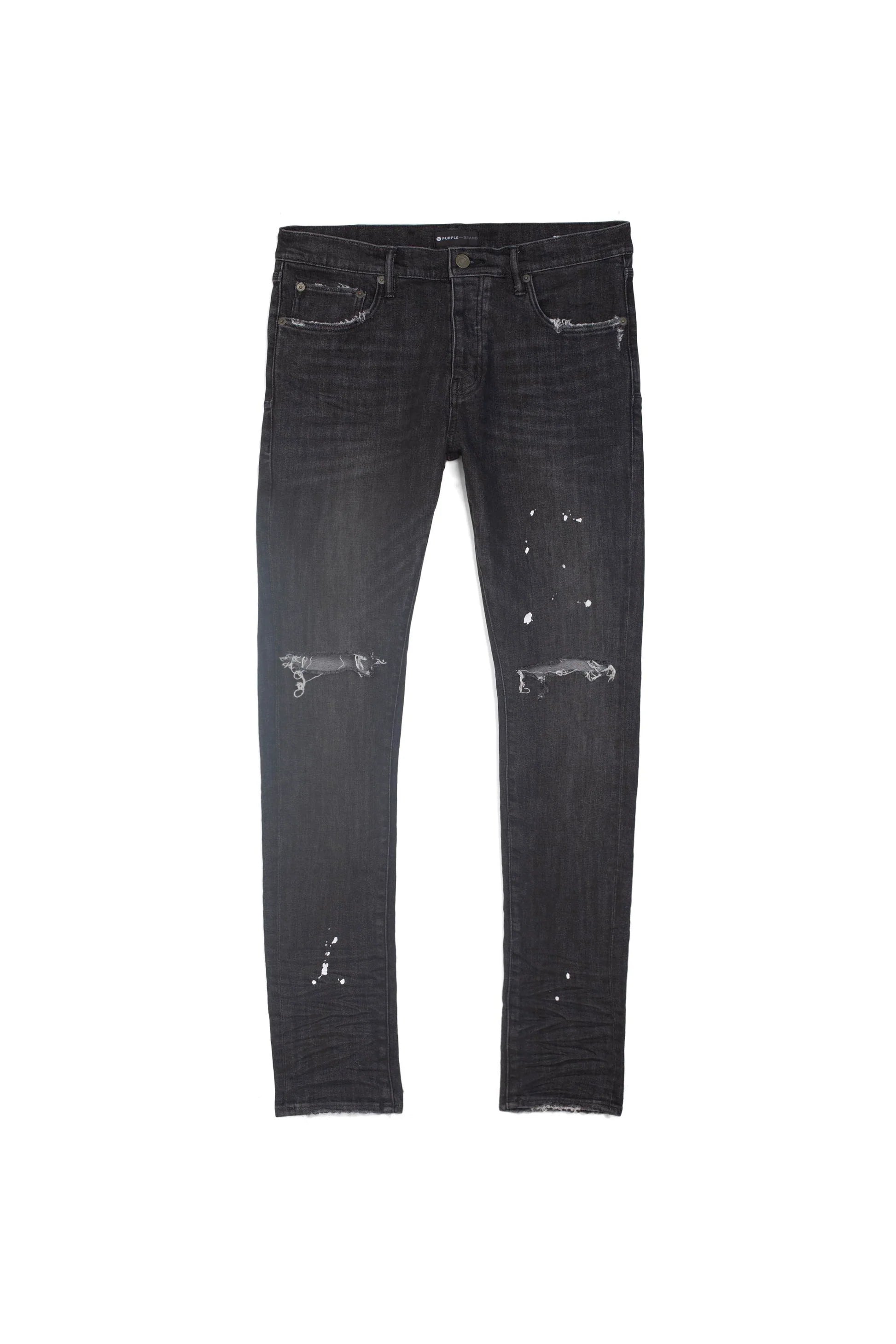 Purple Overspray Black Jean