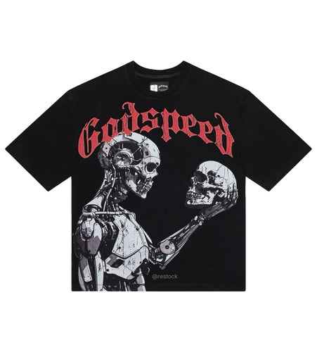 Godspeed Mankind vs AI BLK/RD Tee