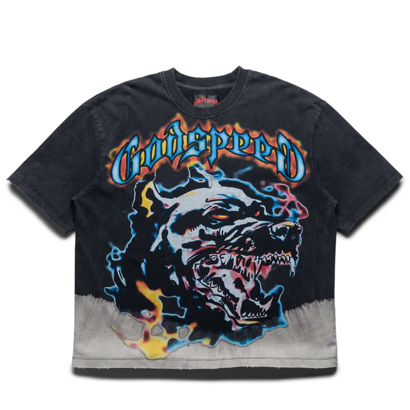 Godspeed Off the Leash Black Tee