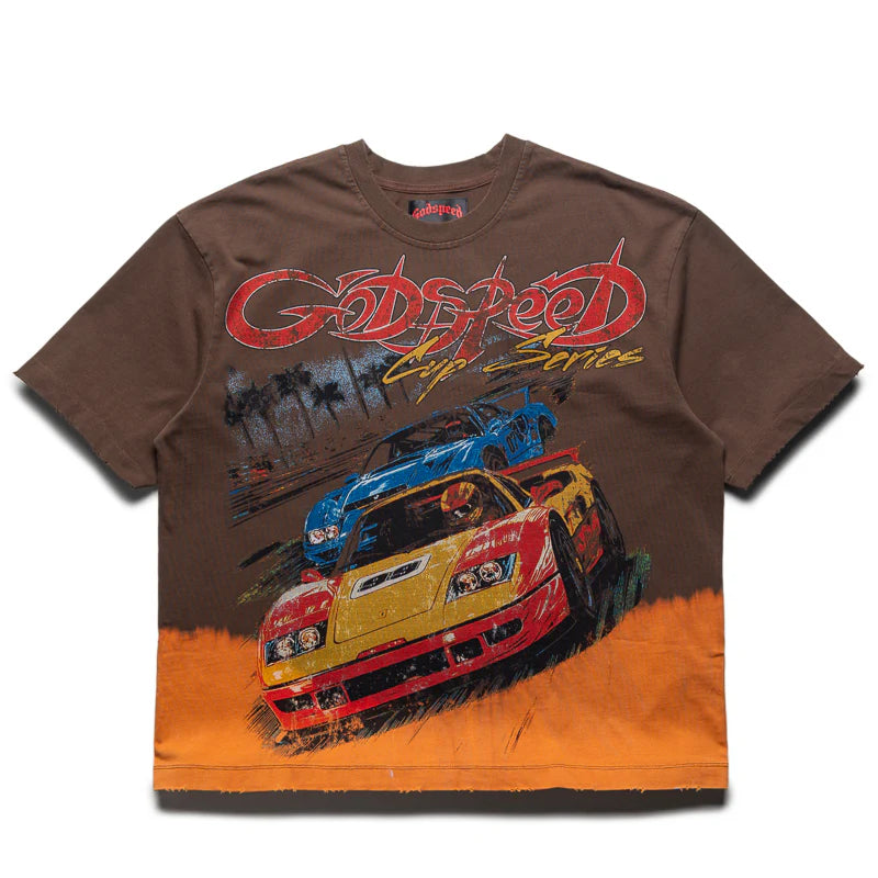 Godspeed FTW Brown Bleached Tee