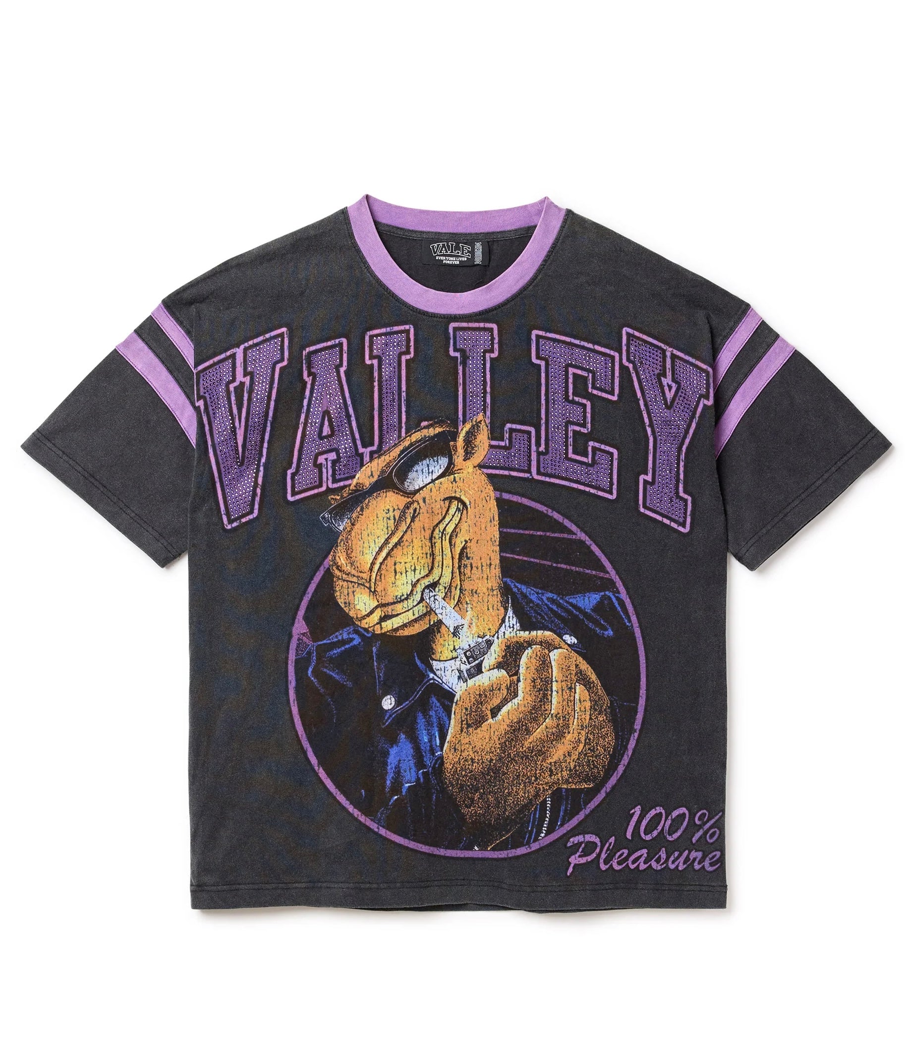 Vale Forever Purple Rays Bling Tee