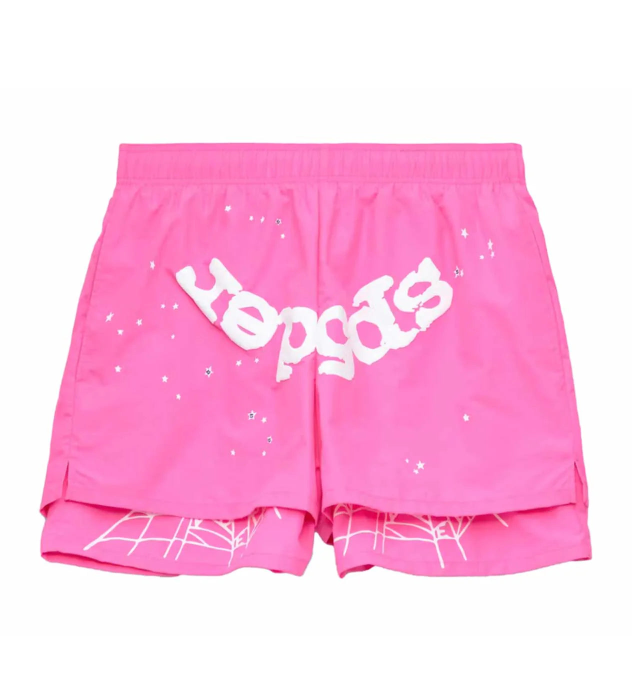 Sp5der OG Web Pink Short