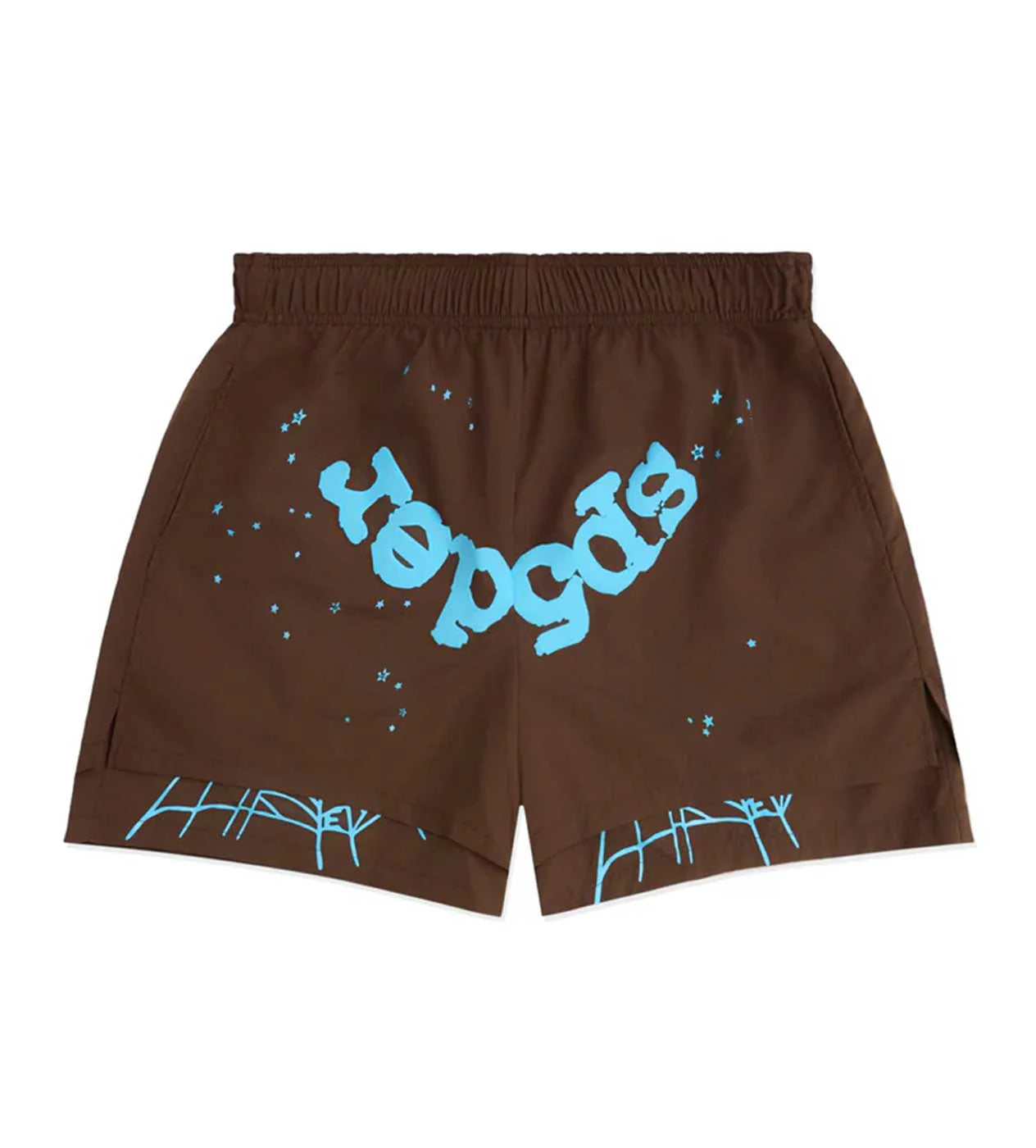 Sp5der OG Web Brown Short