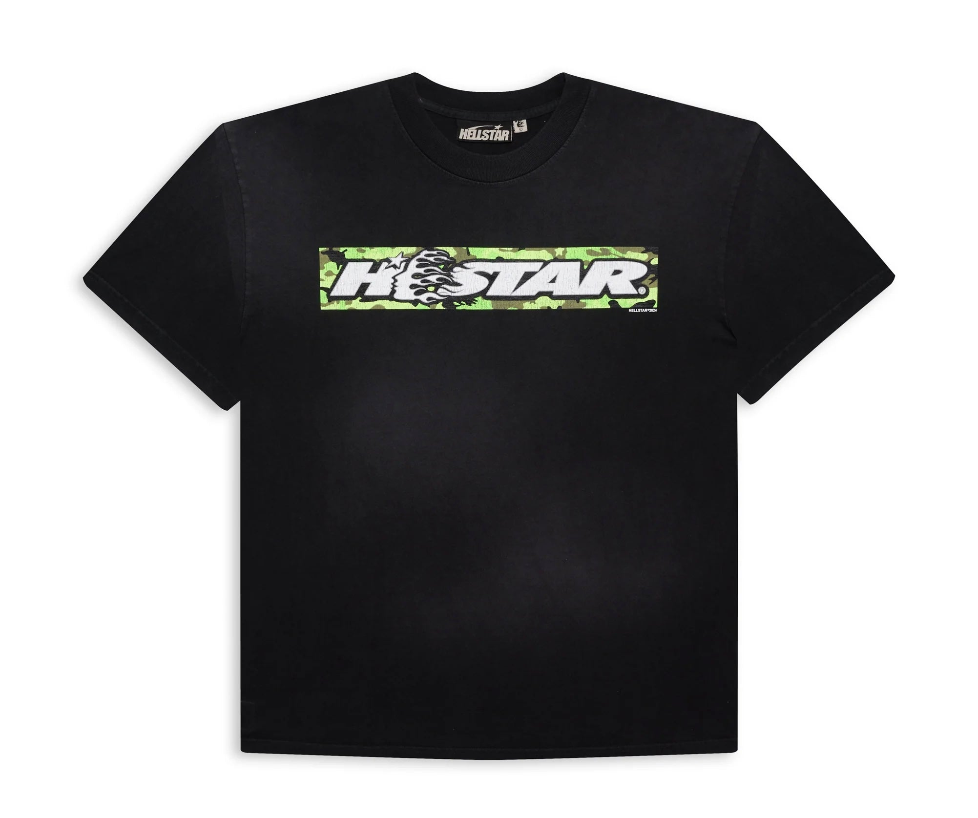 Hellstar Box Logo Green Tee