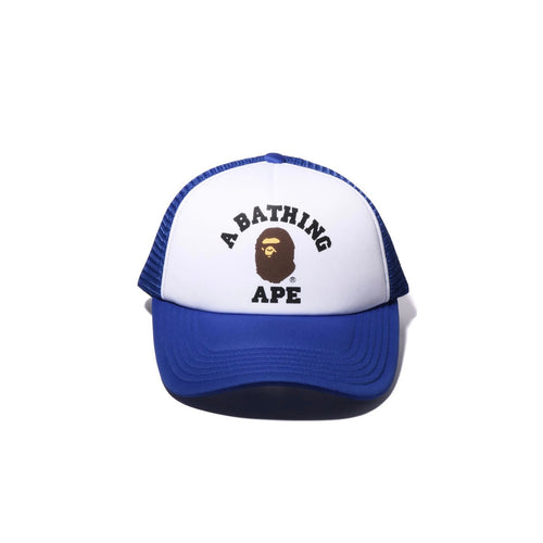 Bape Hat College Mesh  Blue