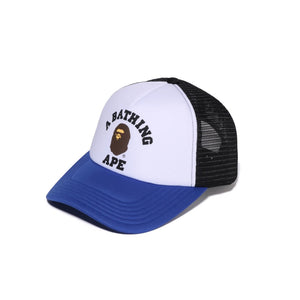 Bape Hat College Mesh BK/BL