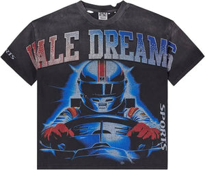 Vale Speed Racer Bling Tee "Washed Black"