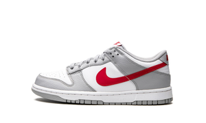 Nike Dunk Low (GS) “White Grey Red”